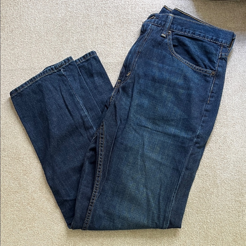 Men's Blue Jeans Levi 505 34x30 Y2K - Picture 4 of 6